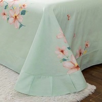 En gros personnalisé 133*72 impression drap de lit 100% coton couette ensembles ensembles de literie