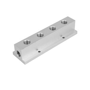 Petit distributeur d'air en forme de T, système d'évacuation d'air multi-vieilles, collecteur avec connecteur de tuyau d'air à passage direct, pièces pneumatiques - Product Image 2