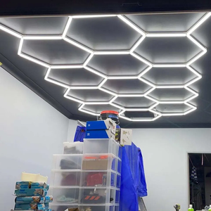 Hanyin Chic trang trí nội thất nhà để xe hình lục giác chiếu sáng hexagrid đèn cho xe cửa hàng phòng chờ khu vực - Product Image 5