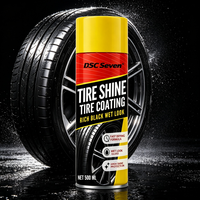 Gel brillant pour pneus de voiture en aérosol, concentré acrylique, solution antirouille, cire de polissage automobile – Vente en gros