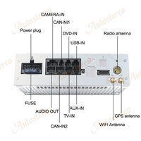 Lecteur multimédia Android pour voiture avec écran Tesla, navigation GPS pour Toyota Harrier 2003-2011, autoradio stéréo multimédia