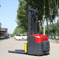 Chariot élévateur à mât duplex CDD15, chariot élévateur à palettes entièrement électrique pour entrepôt