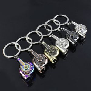 Custom Logo Automotive Car Parts <b>Key</b> Chain Gift Wheel Hub Piston Disc Brake Rotor 3D <b>Key</b> <b>Ring</b> - Product Image 4