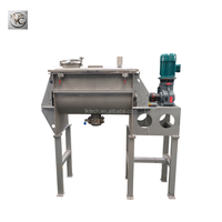 Mélangeur à ruban horizontal FKJX 50-5000KG avec moteur intégré pour la transformation alimentaire et plastique, revêtement en poudre haute précision