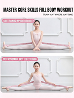 Bande de résistance élastique en latex à grille numérotée pour le ballet, l'étirement des jambes des enfants, la danse, la gymnastique et l'entraînement au yoga pour filles