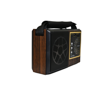 Radio AM/FM 8 bandes avec lecteur MP3, fente pour carte USB/SD et écran LCD, haut-parleur