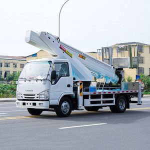 รถบรรทุกติดตั้งเครนยกของ 1suzu 100P 20 เมตร แขน 4 ท่อน หมุนได้รอบทิศทาง สำหรับซ่อมบำรุงไฟฟ้าฉุกเฉิน - Product Image 2