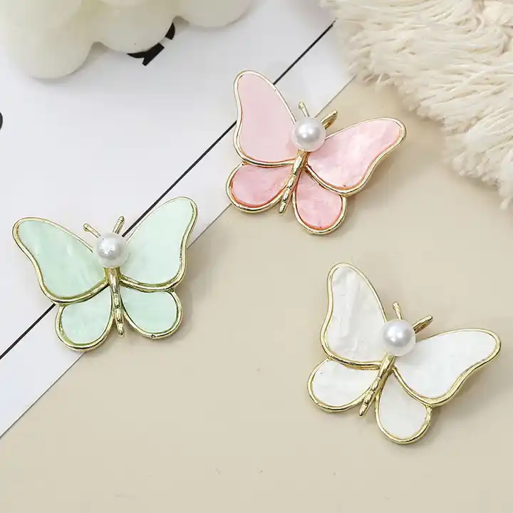 SC Jewelry Butterfly brooches,6 Pieces