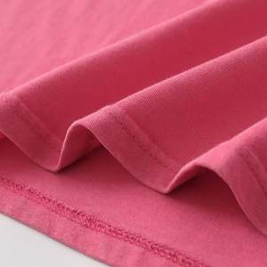 T-shirt personnalisé en coton lourd 100% tissu tricoté coupe surdimensionnée avec sérigraphie et fabricant de t-shirts à motifs de lettres - Product Image 6