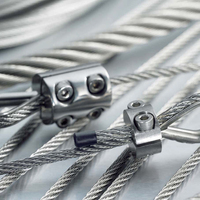 Günstiger Preis 7x19 6mm 8mm 10mm 12mm Marine Edelstahl 304 316 Drahtseil für Bau und Außengeländer