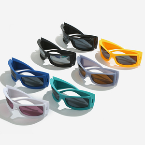 DL lunettes de soleil surdimensionnées <span class=keywords><strong>2023</strong></span>, <span class=keywords><strong>pas</strong></span> <span class=keywords><strong>cher</strong></span>, cyclisme, équitation, enrouler, Y2K, sport, lunettes de soleil, technologie, personnalisées - Product Image 1