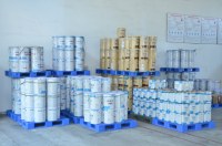 Peinture granitique eau-sable multicolore, couche de finition protectrice pour murs extérieurs