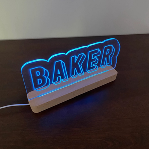 لافتة LED مخصصة بالاسم كهدية للذكرى السنوية مع إضاءة رومانسية وحرفية دقيقة - Product Image 1