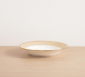 Wholesale Custom Gold Rimmed <b>Ceramic</b> Bowl & <b>Plate</b> Set, Luxury Mosaic Pattern Porcelain Dinnerware for Wedding & Home - Product Image 3
