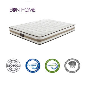 10 "Cama Foshan Colchón Fábrica 100% Gel de látex Espuma viscoelástica Tamaño Queen Colchón Colchones de cama de hotel para la venta - Product Image 2