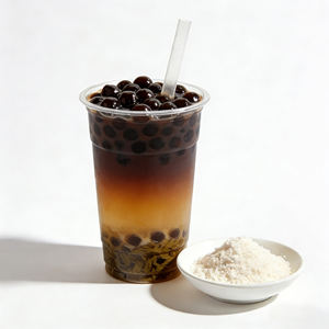 Crema Vegetal en Polvo Sin Lácteos Halal, Ingredientes de Origen Sostenible para Café, Té, Bebidas con Leche de Burbujas y Boba - Product Image 2