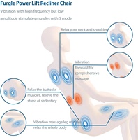 Fauteuil masseur électrique large ergonomique, siège inclinable, avec fonction chauffante, pour loisirs, Salon et maison, haute qualité