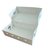 Boîte en carton robuste à quatre coins avec couvercle rabattable et pliable pour l'emballage général de cadeaux