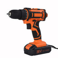 Perceuse électrique sans fil au lithium 20V, perceuse sans balais, outil à main à batterie pour la réparation à domicile