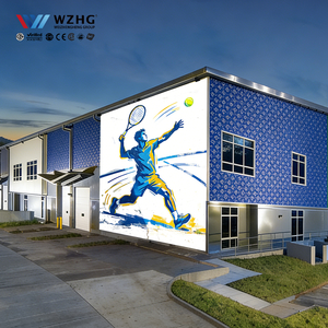 อาคารโครงสร้างเหล็กสนามเทนนิสแบบยกพื้นสูงขั้นสูง อายุการใช้งาน 50 ปี พื้นผิวชุบสังกะสี ติดตั้งง่าย - Product Image 1