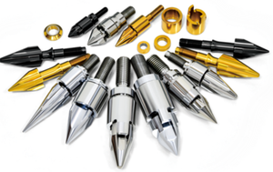 Vít cho nhựa tên lửa tùy chỉnh máy phun đầu screwtip Bộ DC53 cao ăn mòn cao mặc cổ phiếu có sẵn PC POM - Product Image 3