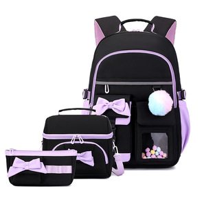New Cartoon School <b>Backpack</b> for Primary Students Boys Girls Grades 1-6 Large Capacity Lightweight air Cushion Straps Polyester - Product Image 1
