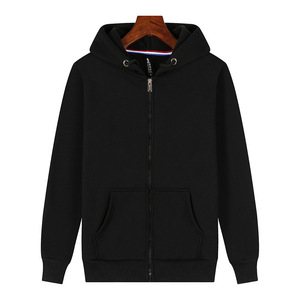 Sudadera con Capucha, Forro Polar, Cierre de Cremallera, Ropa de Trabajo, Algodón, Naranja, Otoño Invierno - Product Image 4