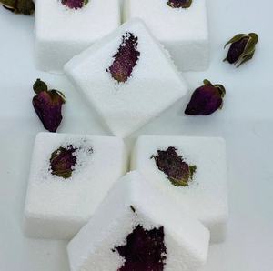 Cubos de Vapor para Ducha con Sal de Baño de Flores Secas de Eucalipto Orgánico de Lujo, Aromaterapia, Marca Privada Personalizada - Product Image 2