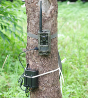 Caméra de chasse solaire 4G à vision nocturne résistante aux intempéries, avec prise de vue rapide en 0,3s, contrôle par application mobile et batterie, pour la faune en extérieur (IP68)