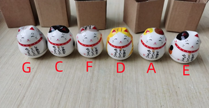 Maneki Neko - Tasse en céramique créative - Chat porte-bonheur pour le Nouvel An - Cadeau pour enfants - Product Image 2