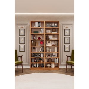 Asra Trend K (09-18) Serie Libreria a Doppio Ripiano | 120x208x30 cm 100% MDFLAM 16 Scomparti Aperti Senza Ante - Product Image 5