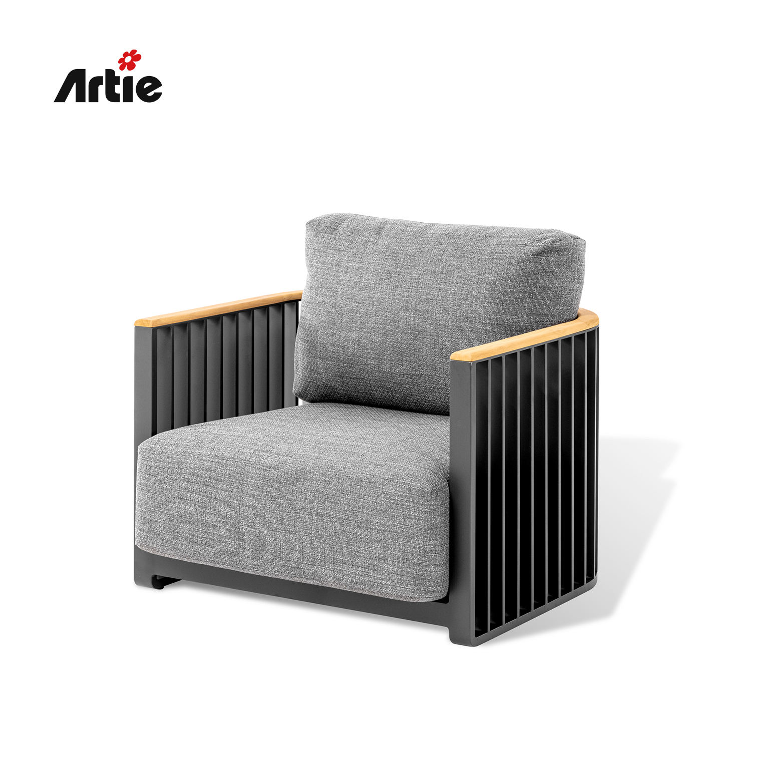 โซฟาเดี่ยวสีดำ