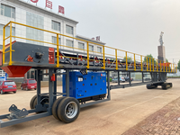Convoyeur Radial Empileur JUXIN Robuste 500-3000t/h avec Garantie de 1,5 An pour la Manutention de Sable et Aggregats sur Chantier de Construction