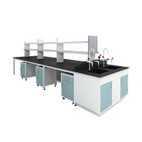 Tables de travail de laboratoire en gros, mobilier de laboratoire personnalisé, banc de travail de laboratoire avec armoire