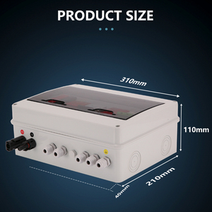 XIONGISOLAR IP65 Solar PV <strong>Combiner</strong> <strong>Box</strong> 1-1 IP65 1 in 1 out 1 <strong>Strings</strong> Array 600V AC DC <strong>Combiner</strong> <strong>for</strong> Solar System - Product Image 6