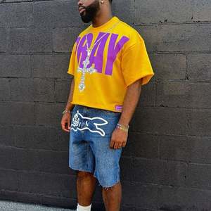 เสื้อยืดพิมพ์ลายโอเวอร์ไซส์สำหรับผู้ชายเสื้อยืด Y2k ครอป Boxy ออกแบบได้ตามต้องการ - Product Image 4