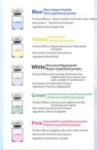 Serum chống lão hóa, làm săn chắc lỗ chân lông, chứa bột đông khô đa chức năng tùy chỉnh OEM, bột peptide đồng GHK-Cu, bột nhau thai. - Product Image 3