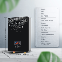 Pemanas Air Listrik Instan 220V-240V 4.5KW Sistem Keamanan Multifungsi Temperatur Dapat Diatur untuk Rumah Hotel Kamar Mandi Shower