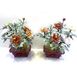 Decoraciones para el Hogar, Artesanías <span class=keywords><strong>de</strong></span> <span class=keywords><strong>Jade</strong></span>, <span class=keywords><strong>Plantas</strong></span> en Maceta, Árbol <span class=keywords><strong>de</strong></span> Flores <span class=keywords><strong>de</strong></span> Peonía <span class=keywords><strong>de</strong></span> <span class=keywords><strong>Jade</strong></span> Natural, Bonsái Grande, Decoraciones para Sala <span class=keywords><strong>de</strong></span> Estar - Product Image 2