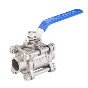 Válvula de Bola de Rosca Manual de Acero Inoxidable 304/316 de Alta Calidad, Diseño de 3 Vías y 3 Piezas, para Agua, Personalizable OEM - Product Image 3
