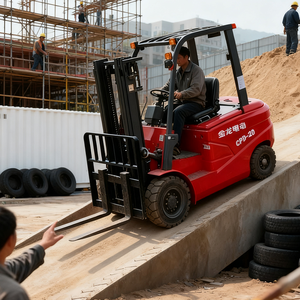 Thiết Kế Mới Xe Nâng Điện 4ton Nhà Sạc Pin Xe Nâng Điện 1.5 Tấn 2.5 Tấn 3 Tấn Mini Xe Nâng - Product Image 1