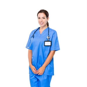 Uniformes Médicos Tejidos Personalizados, Uniformes de Hospital, Transpirables, Elásticos, con Detección de Agujas, Servicio OEM para Hombres y Mujeres - Product Image 3
