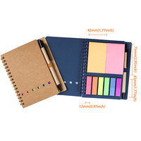 GemFully Articles de papeterie pour enfants Carnet de notes le plus récent Journal intime d'un enfant Wimpy A6 avec stylo