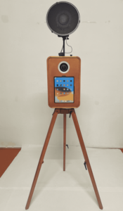 Cabina de Fotos de Madera de Doble Cara con Pantalla Táctil de 18.5 Pulgadas para <span class=keywords><strong>iPad</strong></span>, Cabina de Fotos con Cámara DSLR e Impresora - Product Image 5