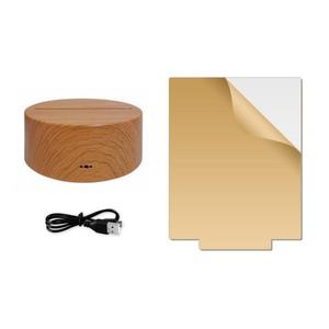 LED مصباح قواعد ل 3D Led ليلة ضوء ABS الاكريليك الأسود 3D LED مصباح ليلة ضوء اللمس قاعدة مع كابل يو اس بي و التحكم عن بعد - Product Image 3