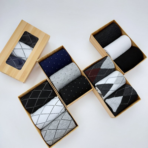 Tiêu Chuẩn Breathable Men Kinh Doanh Socks Thời Trang 2020 <span class=keywords><strong>Mark</strong></span> Đồng Bằng Mắt Cá Chân Kinh Doanh Socks Man - Product Image 6