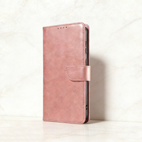 Étui de téléphone personnalisé en matériau PU, design professionnel, pour smartphones S25 S24 Plus S23 avec rabat portefeuille