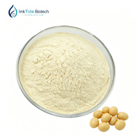 Poudre d'extrait de soja de qualité alimentaire non-OGM, isoflavones de soja, rapports 4:1/10:1/20:1, supplément en sachet aluminium, approvisionnement en vrac