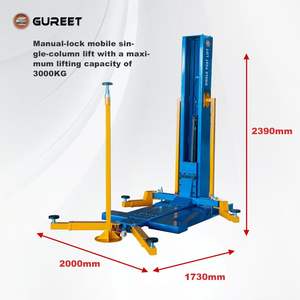 Автомобильный подъемник HuaTong SM3000 3T, одностоечный, гидравлический, с ручным управлением, портативный - Product Image 2