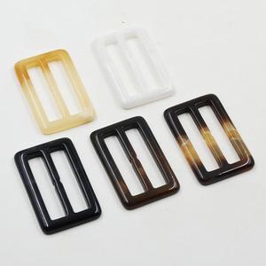 Hebillas de Cinturón de Resina Plástica Personalizadas al por Mayor para Mujer, Color Marrón Claro, Forma Rectangular, Marca MRT, Modelo RBC9003, MOQ - Product Image 4